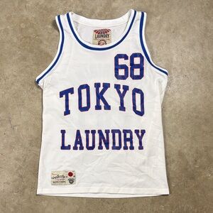 Tokyo Laundry White Textured Muscle Top